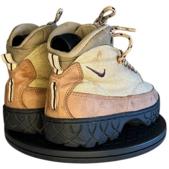 Nike ACG Rare Vintage 90’s Suede Leather Lace Up Hiking Boots Brown Size 6 - Picture 4 of 6